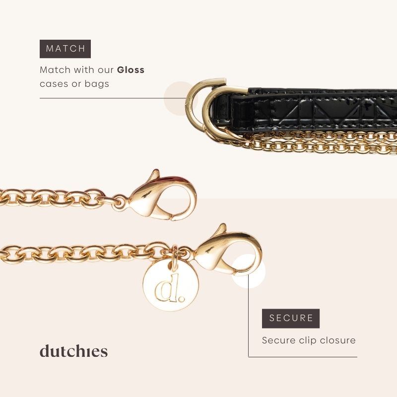 Spanish Chain Set | iPhone | Gloss Black