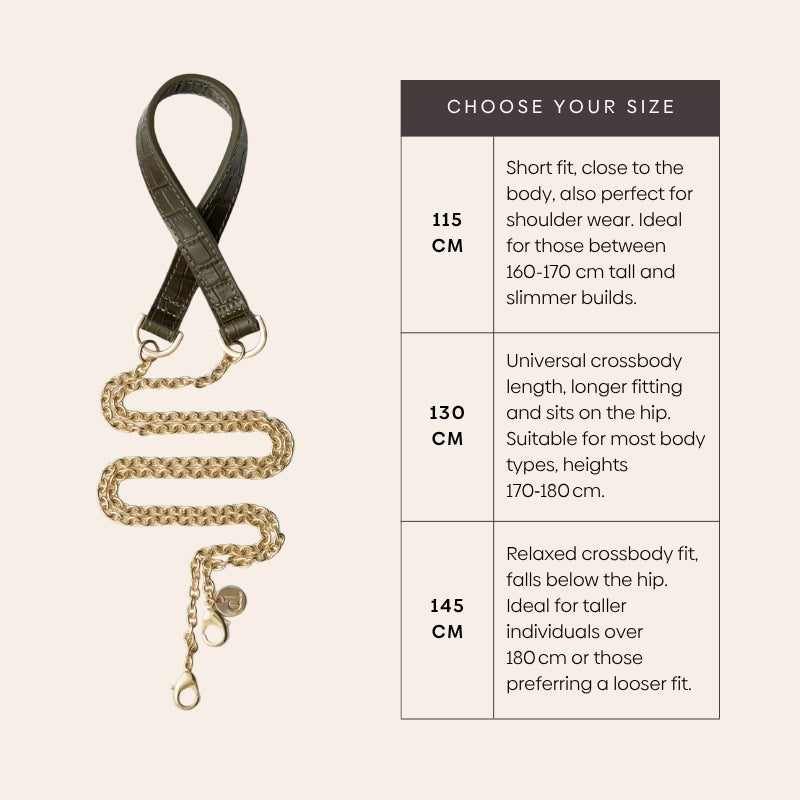 Spanish Chain Set | iPhone | Olive Green