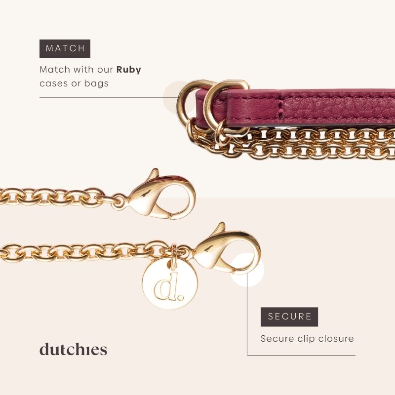 Spanish Chain Set | iPhone | Ruby