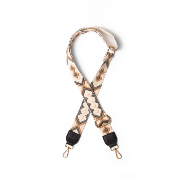 Phone Strap | Cleo Beige | Black