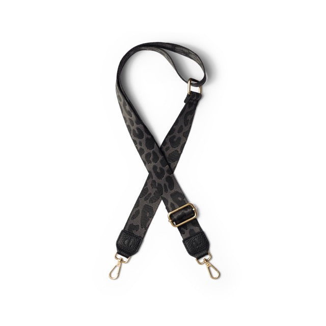 Grauer Leoparden Strap | Schwarz