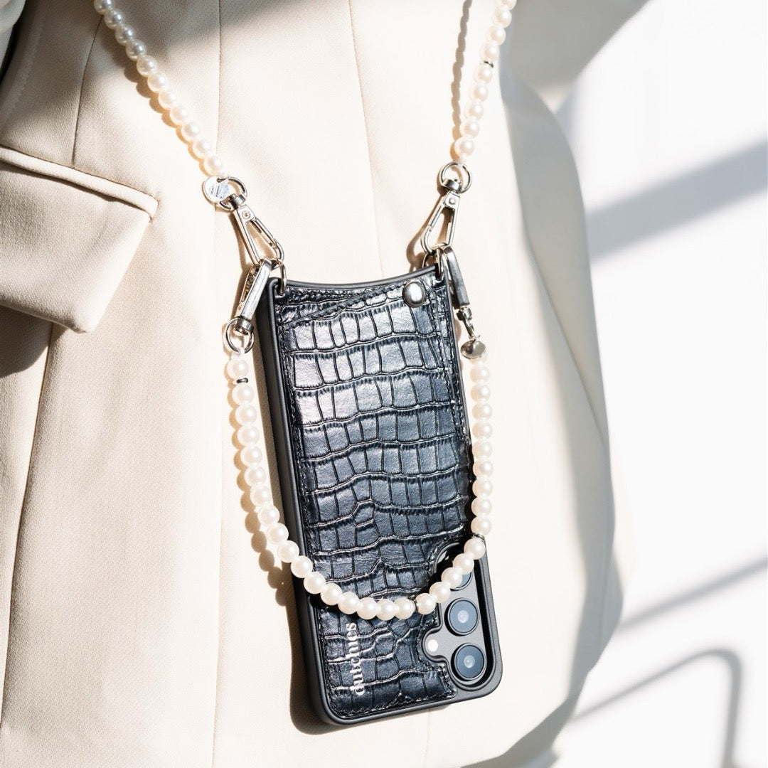 Samsung Case | Noir | Silver