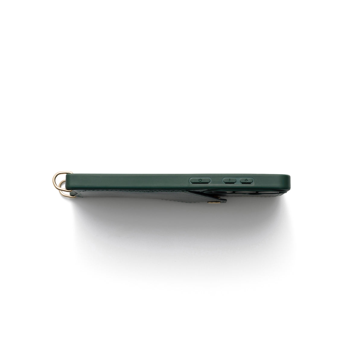 Samsung Case | Forest Green showcasing handcrafted leather design and premium metal finishes.