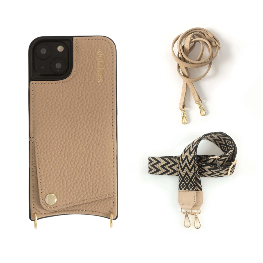 Tribal Chevron set | iPhone | Beige DUTCHIES