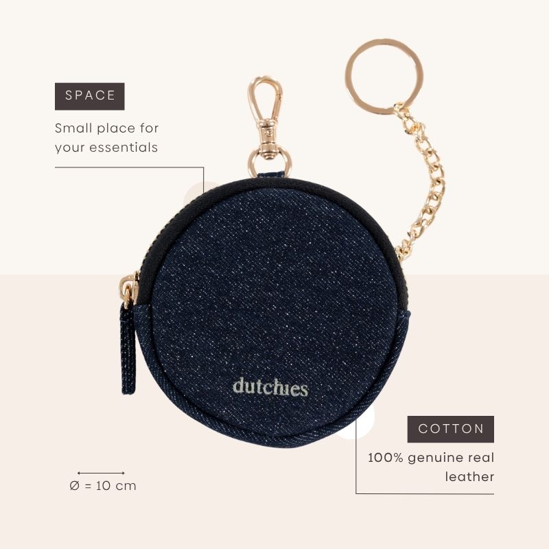 Mini borsa del telefono Emma | Denim Glitter