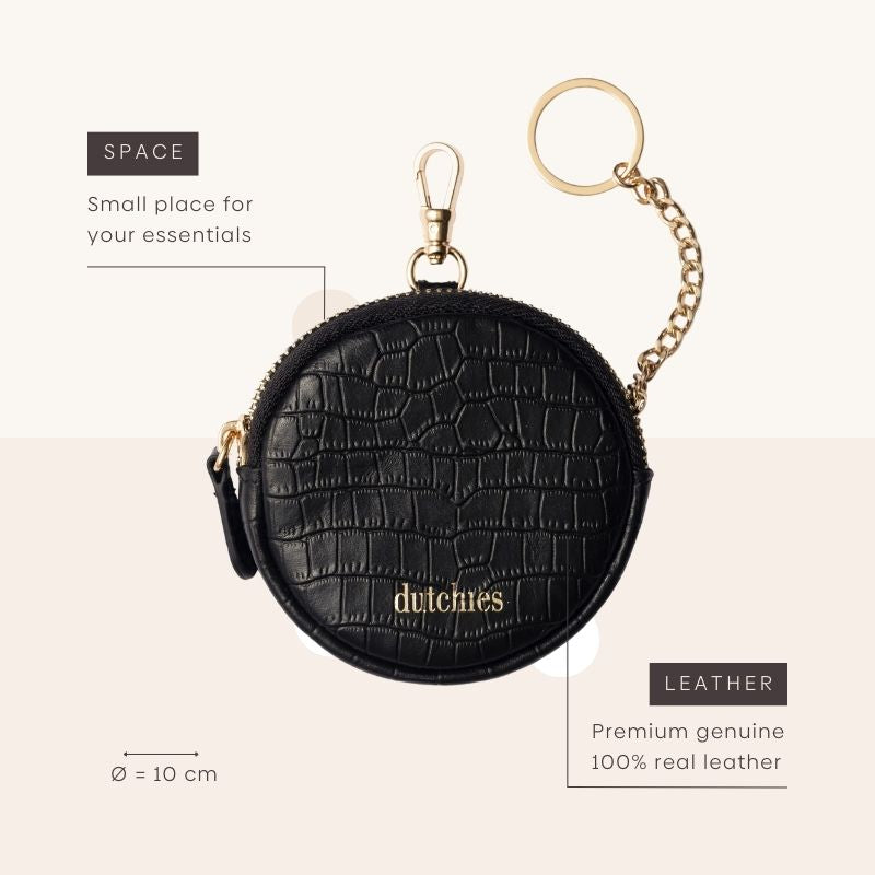 Mini Phone Bag Emma | Noir | Gold