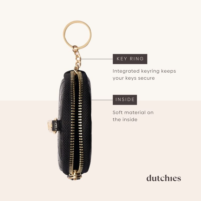 Mini Phone Bag Emma | Noir | Gold