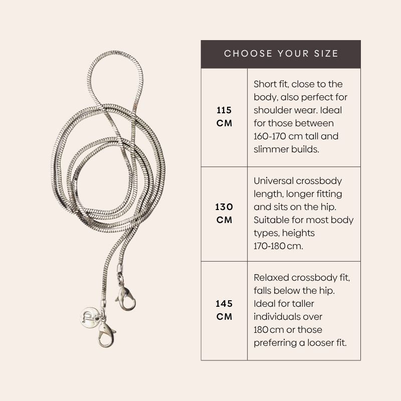 Indian Chain Set | Samsung | Noir | Zilver