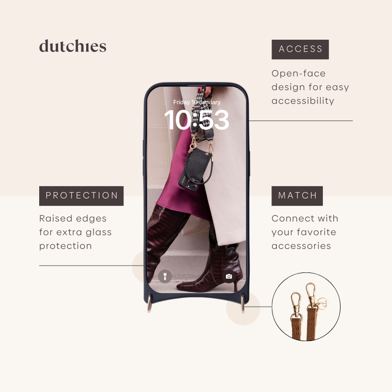 French Chain Set | iPhone | Brown