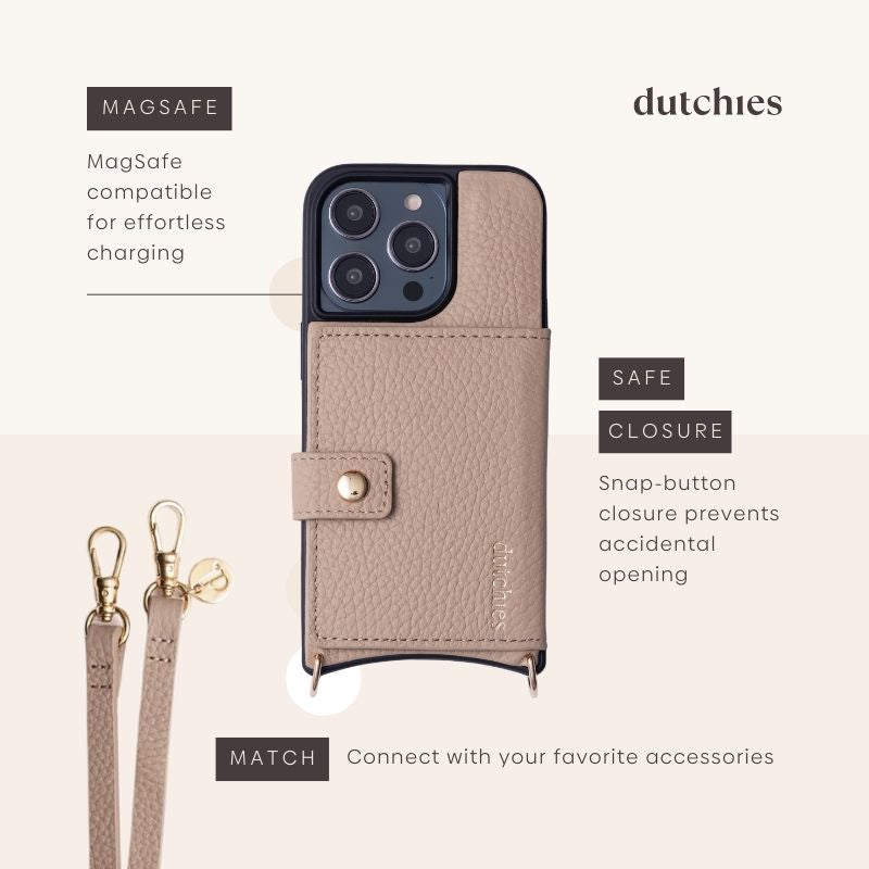 Crisscross Set | iPhone MagSafe | Beige