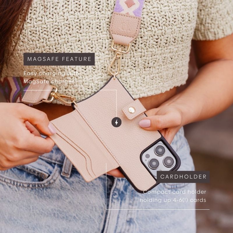 Crisscross Set | iPhone MagSafe | Beige