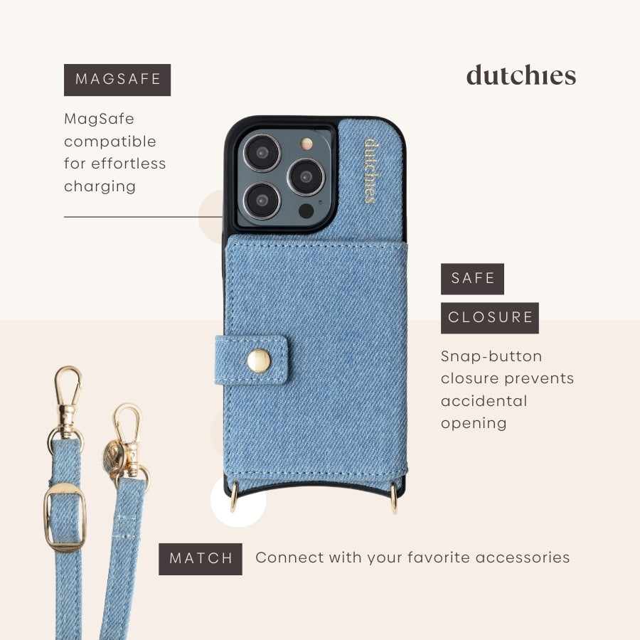 Klassisches Set | iPhone MagSafe | Denim