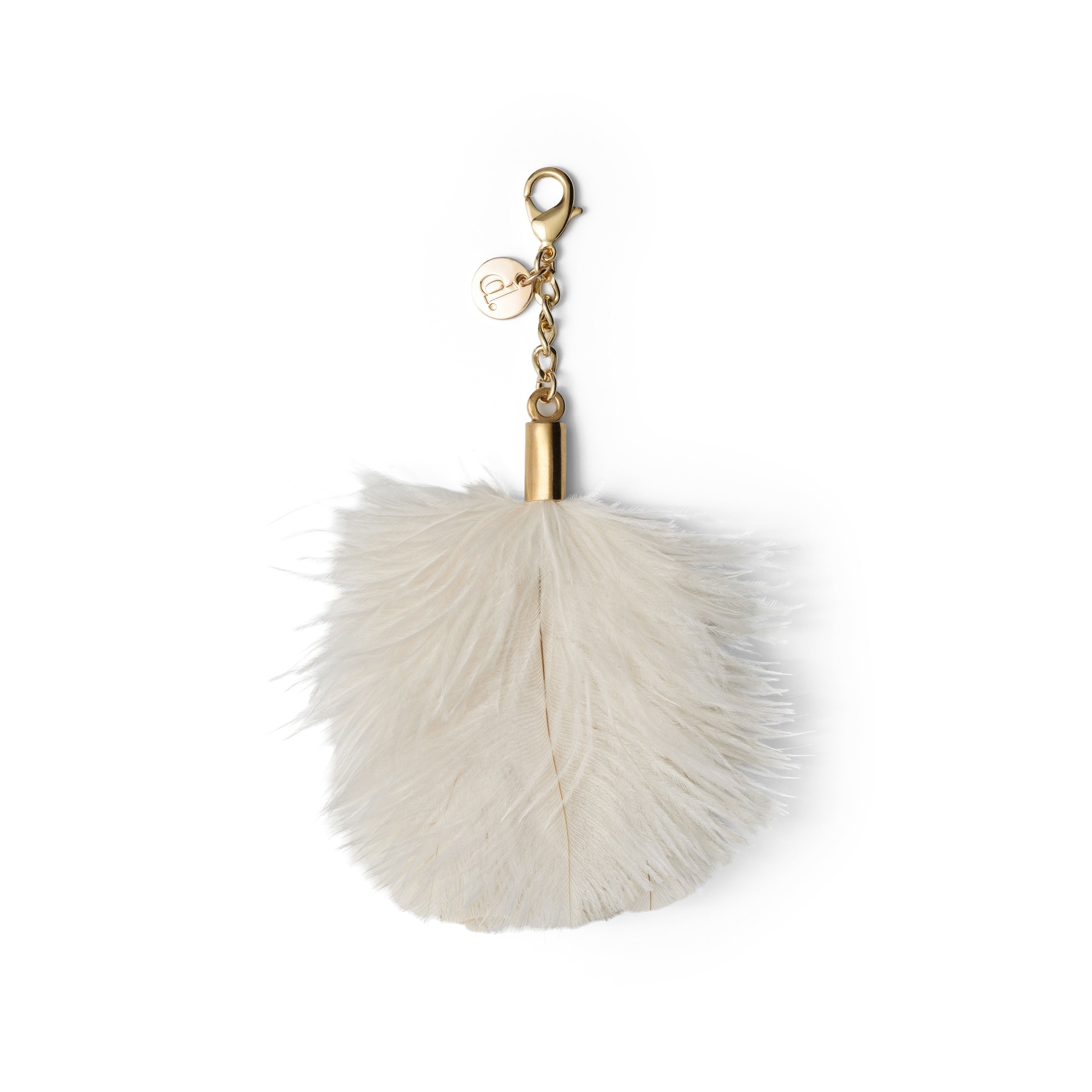 Vavavoom | Keychain with fluffy ostrich feathers, perfect for phone case or bag, adding style and sparkle.