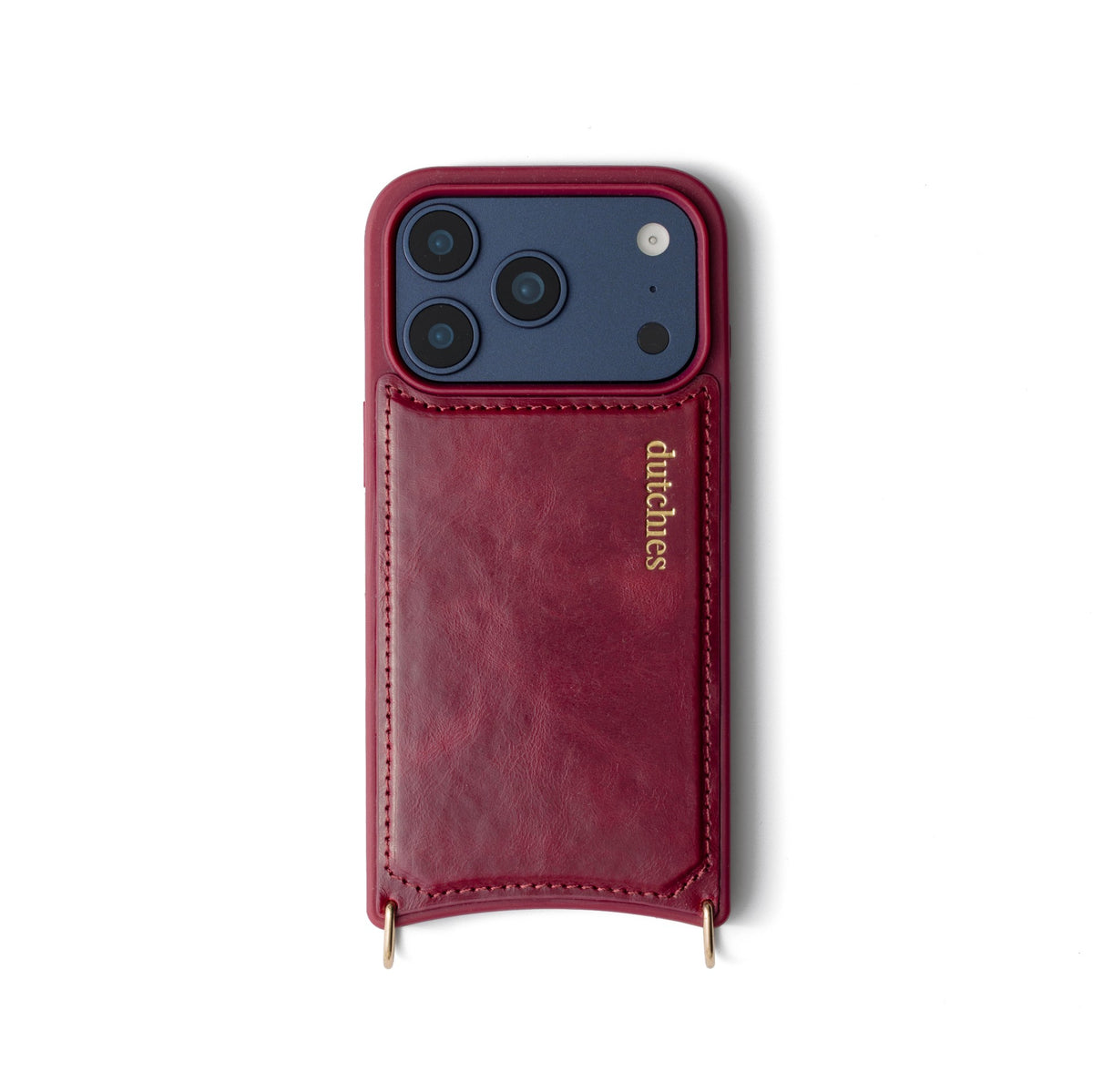 iPhone Case | MagSafe | Raspberry Red - elegant leather design for stylish phone protection.