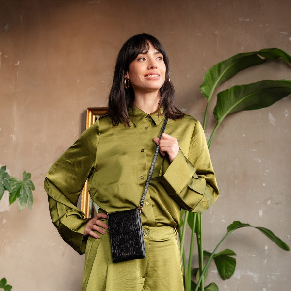 Phone Bag Juliet | Noir Gold