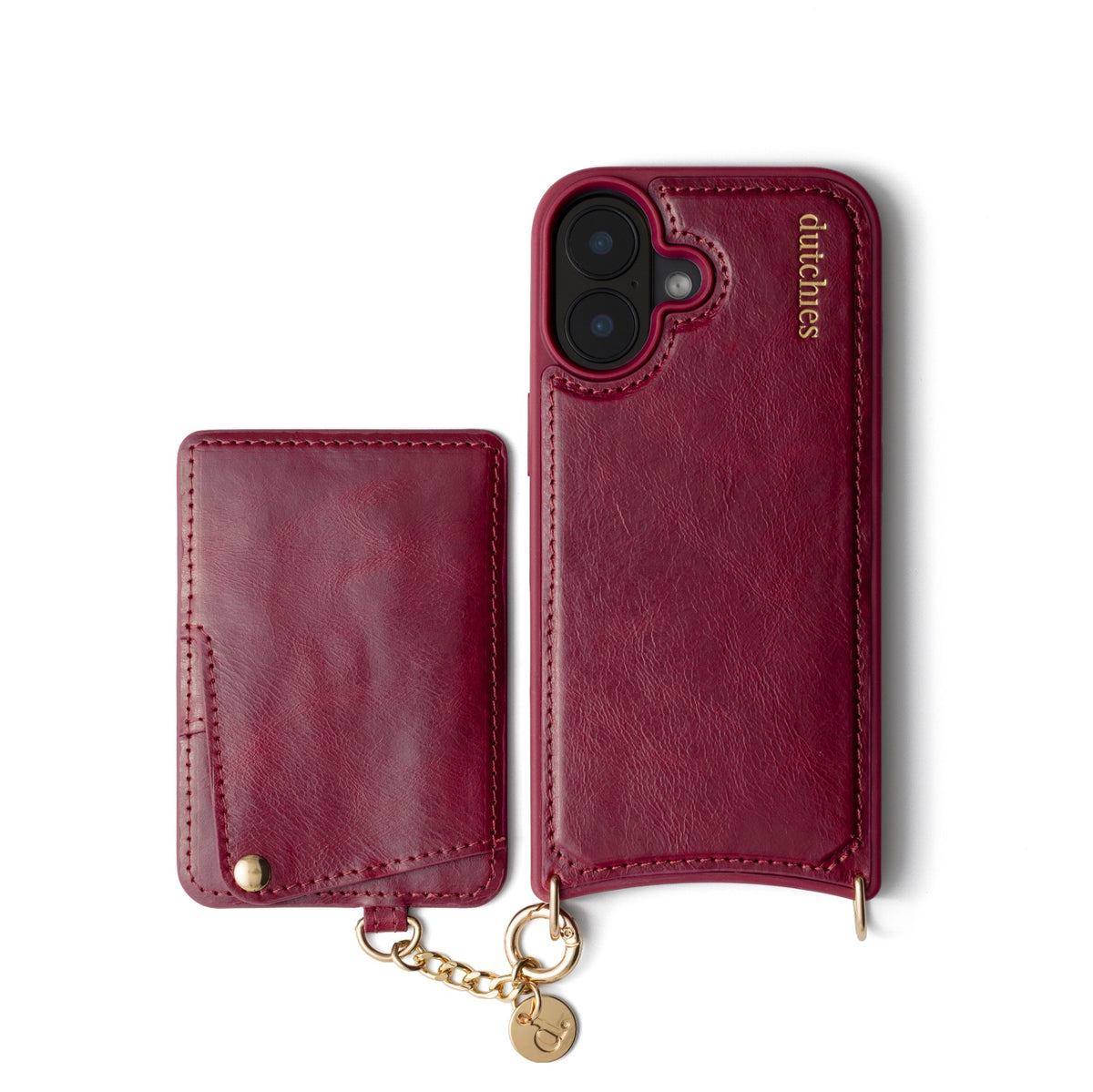 MagSafe Set | iPhone | Raspberry Red featuring a sleek phone case and matching wallet.