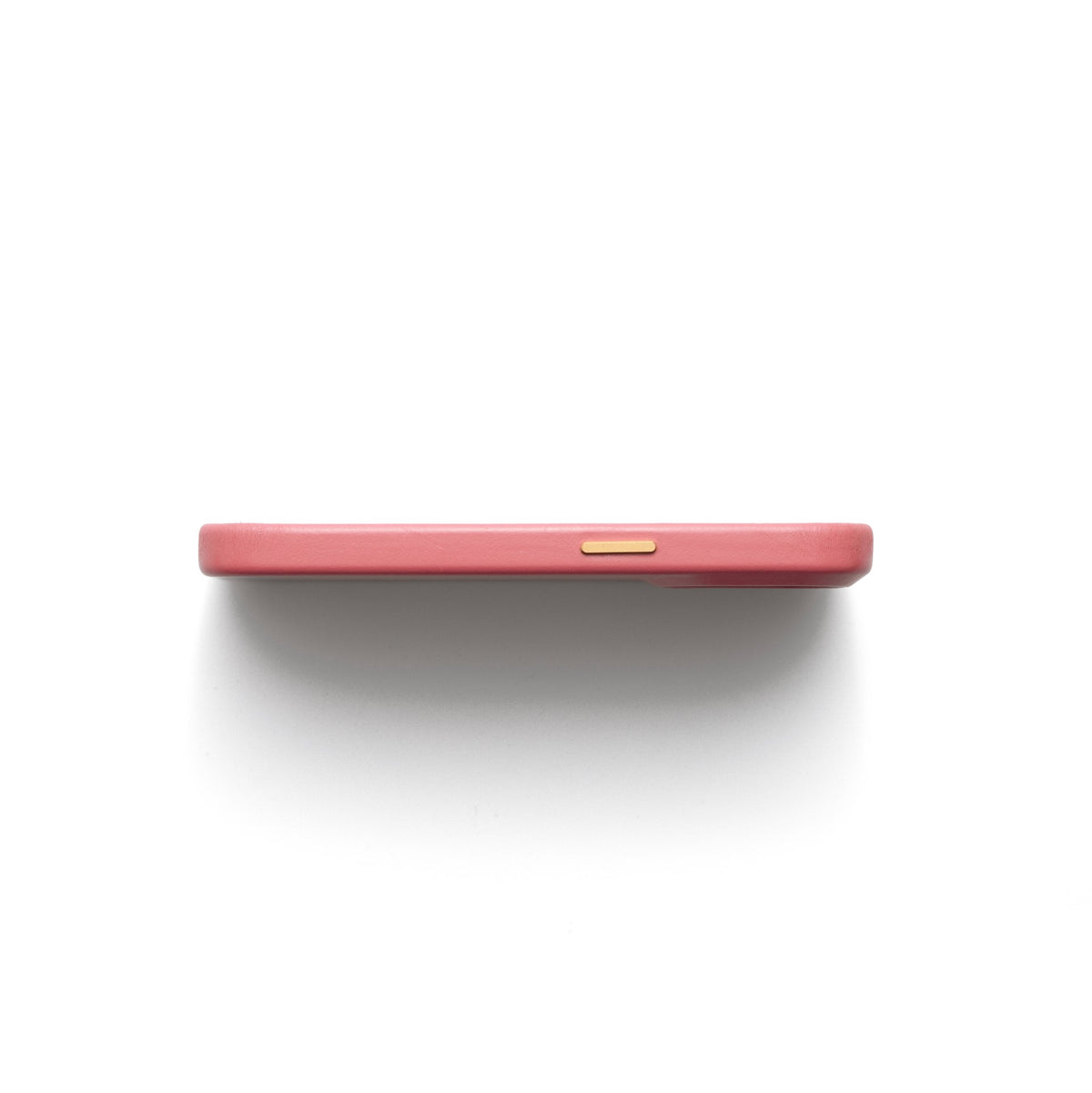 iPhone Case | Pink (Full Wrapped) shown from the side, highlighting its sleek design and premium finish.