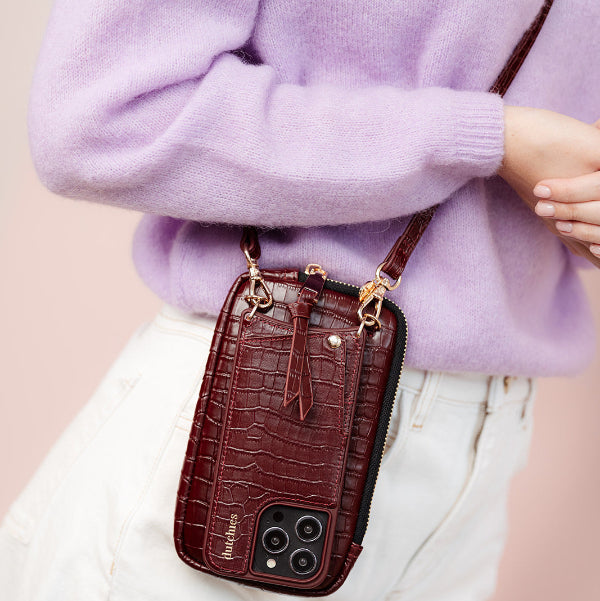 Phone Bag Rose | Burgundy