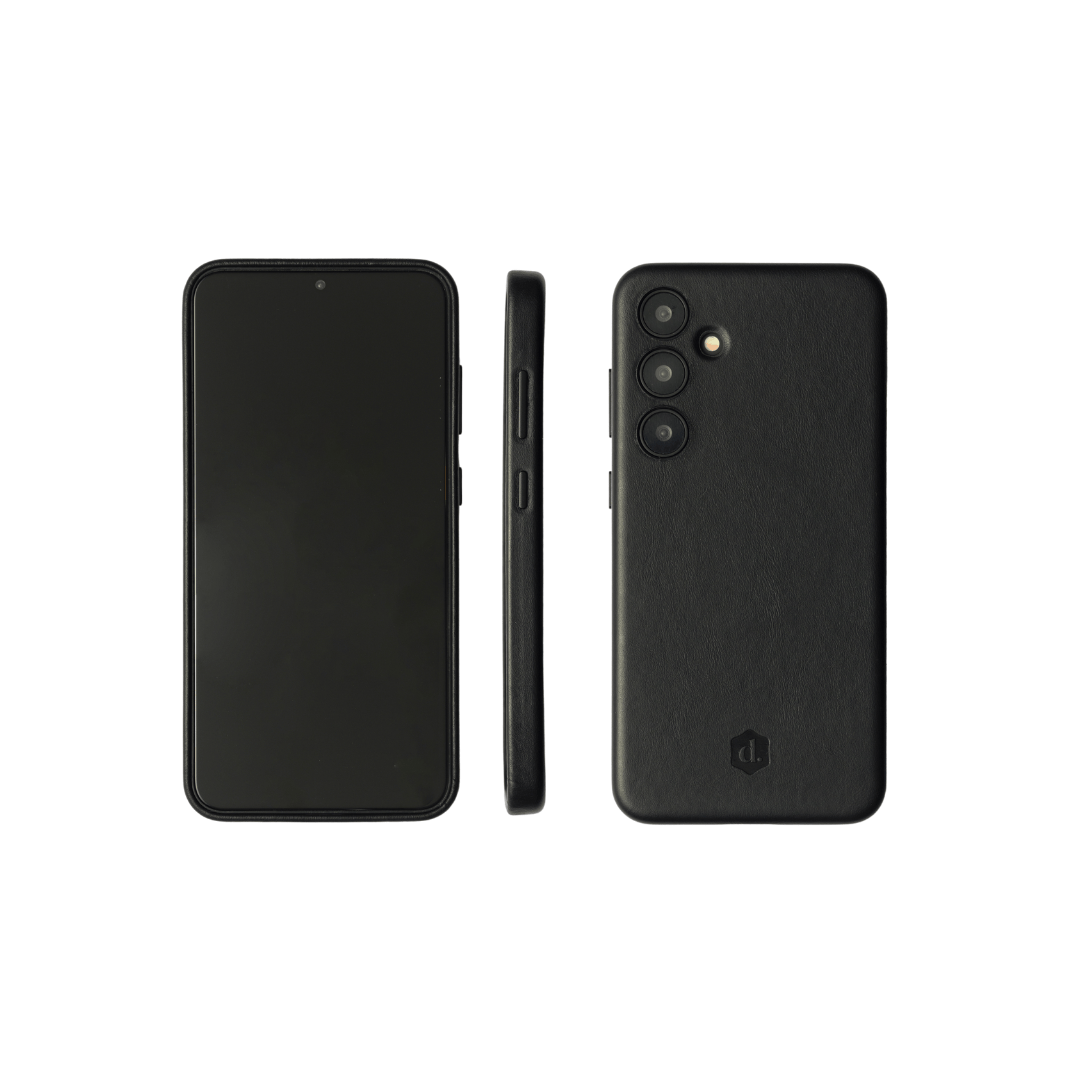 Magsafe Compatibel Samsung Case | Men | Black | Full Leather | Dutchies