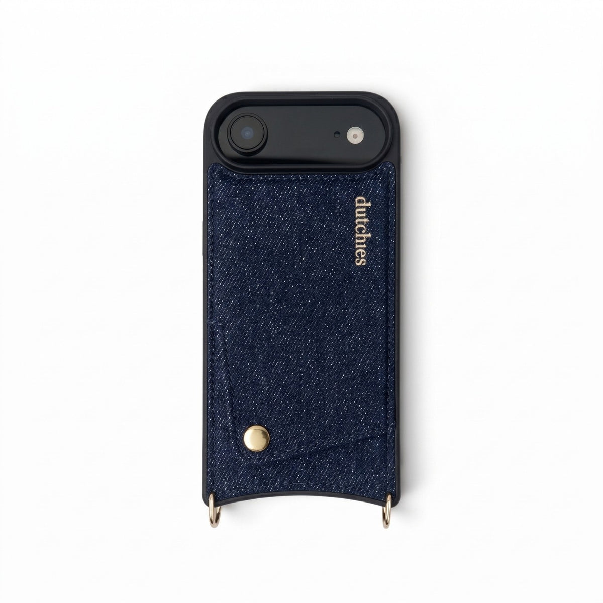 Custodia per telefono iPhone | Denim Glitter