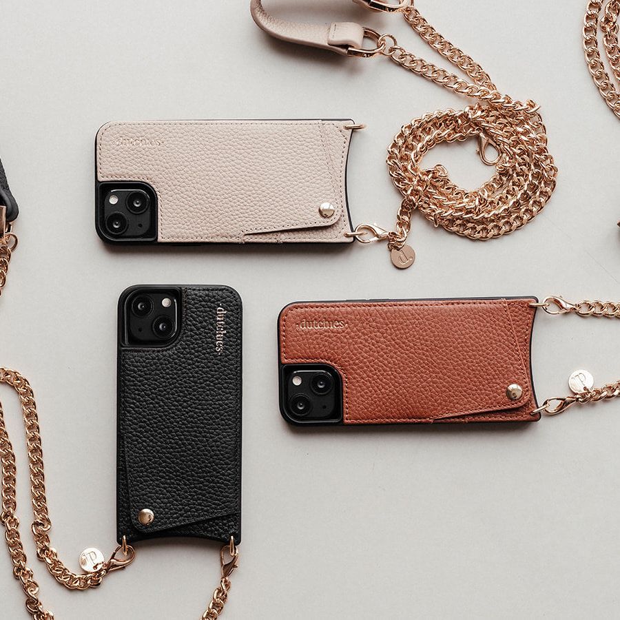 Phone Chain Bandolier Set | Wallet Samsung | Black | Dutchies