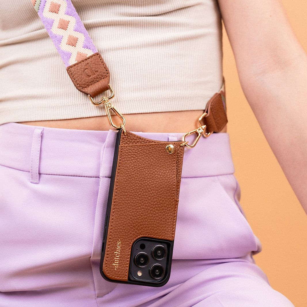 Cleo Lilac Strap | Brown DUTCHIES