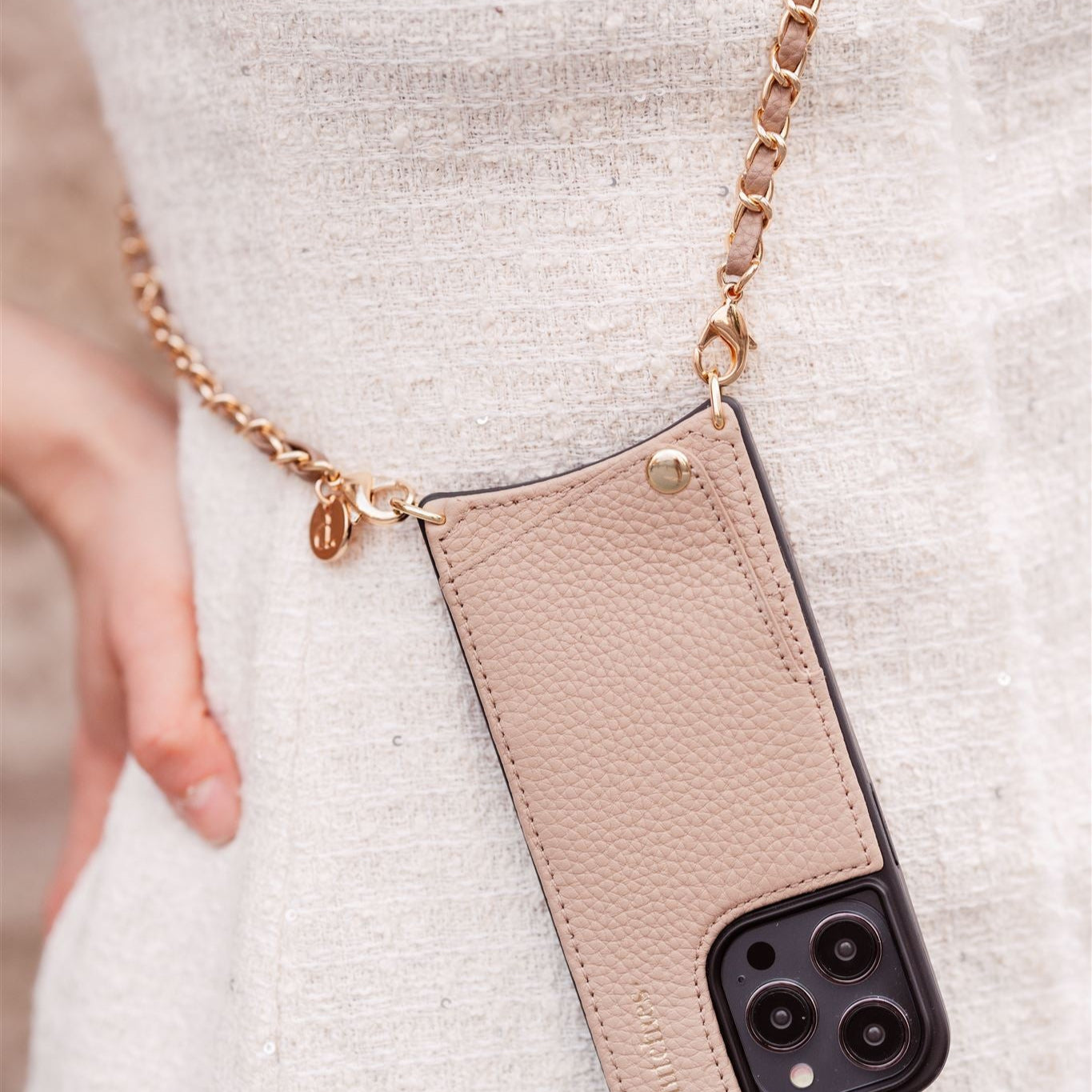 Phone Chain | Italian | Beige