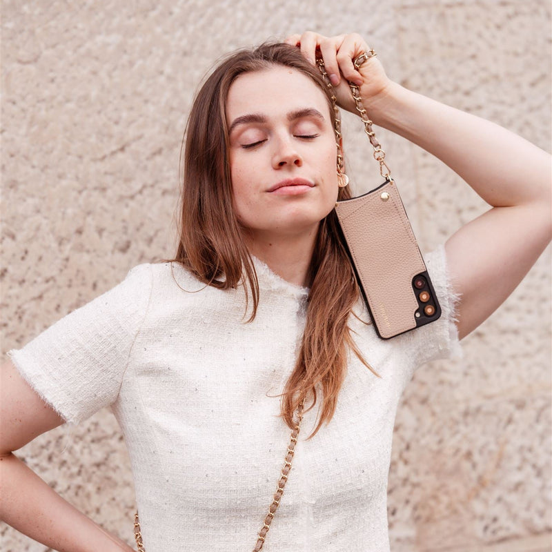 Phone Charm | Italian | Beige