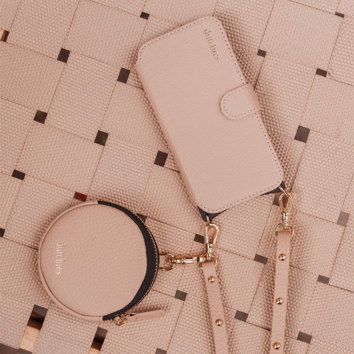 Mini Telefoontasje | Emma | Beige