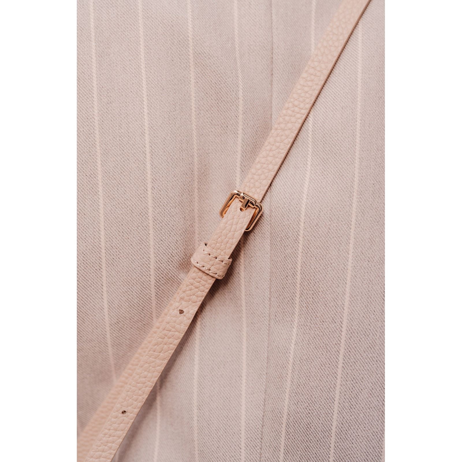 Slimline Leather Strap | Beige