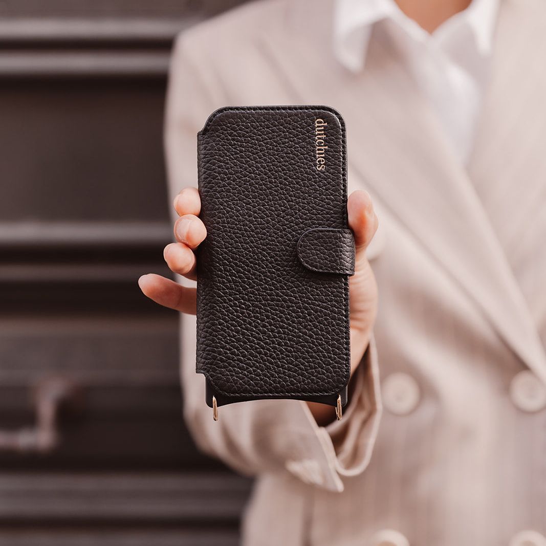 Ensemble Bandoulière | Etui iPhone | Noir