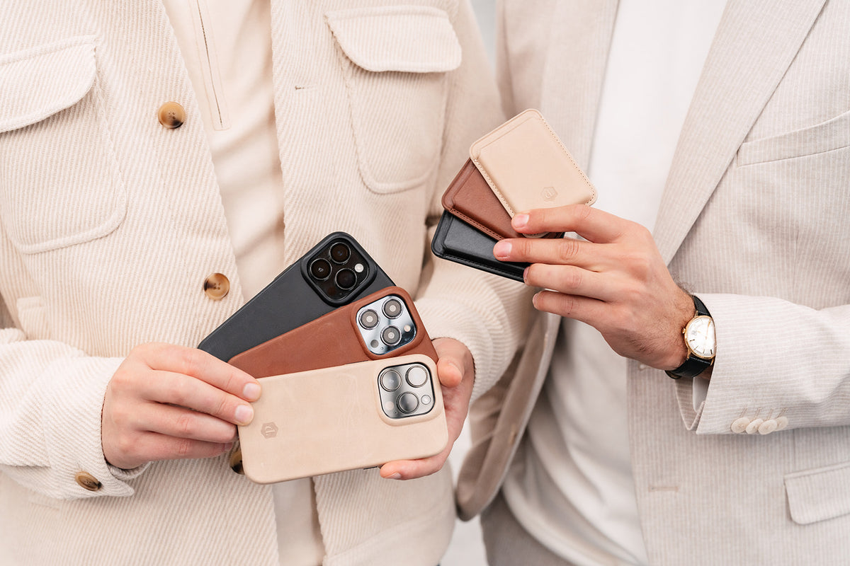 Dutchies Men | Prachtige leren hoesjes + pashouder voor de man