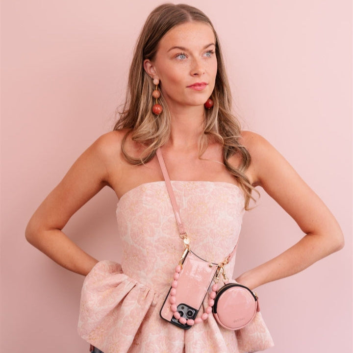 Mini Phone Bag Emma | Gloss Pink
