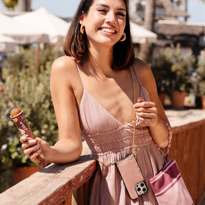 Spanish Chain Set | iPhone | Gloss Pink