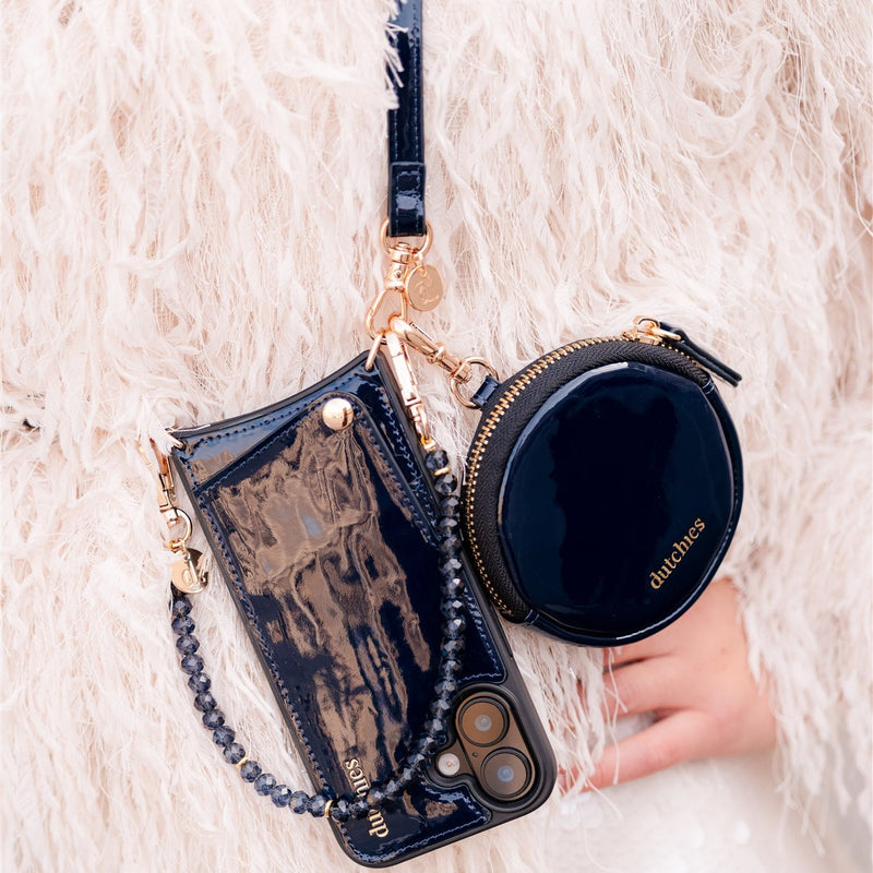 Mini Phone Bag Emma | Gloss Navy