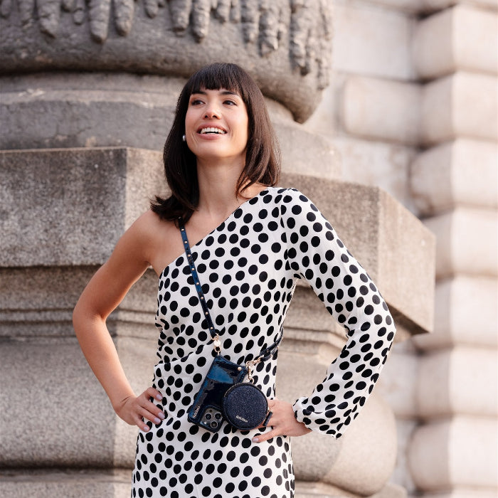 Tracolla per telefono | Slimline Studs | Gloss Navy