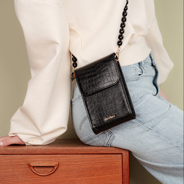 Phone Bag Juliet | Noir Gold