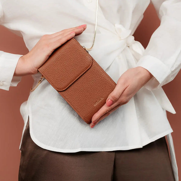 Sac de téléphone Juliet | Marron