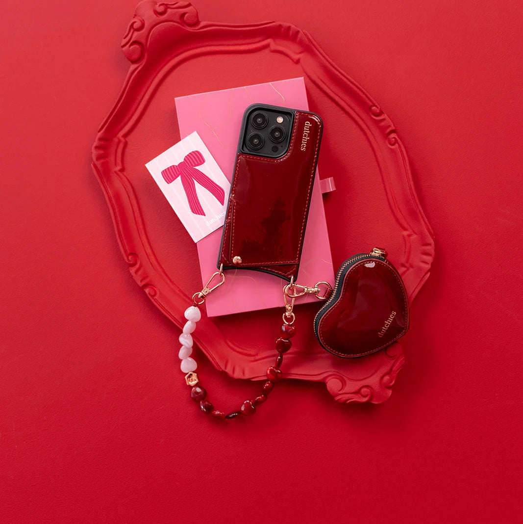 Charm-Set | iPhone | Gloss Rot | Valentina