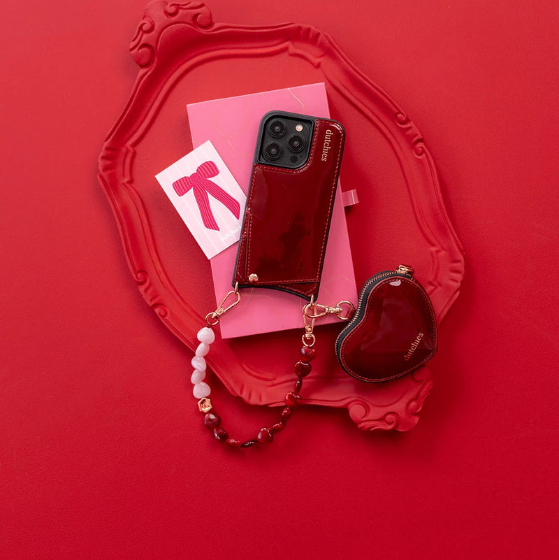 Charm-Set | iPhone | Gloss Rot | Valentina