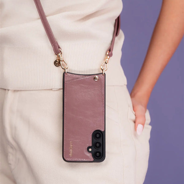 Classic set | Samsung | Mauve - Stylish Samsung case with slimline strap in trendy mauve color.