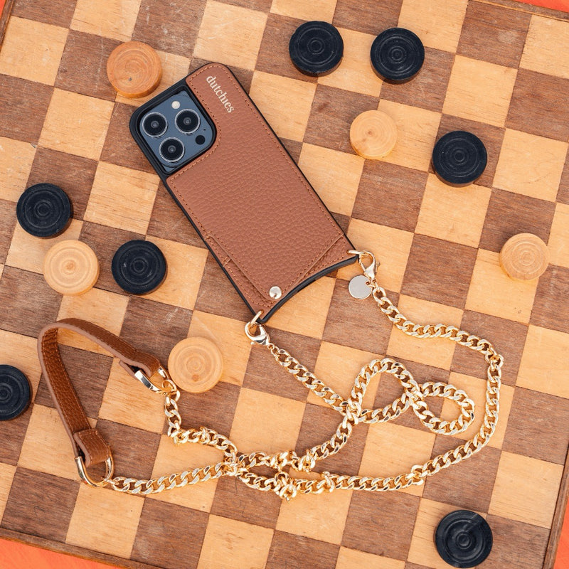 French Chain Set | iPhone | Brown