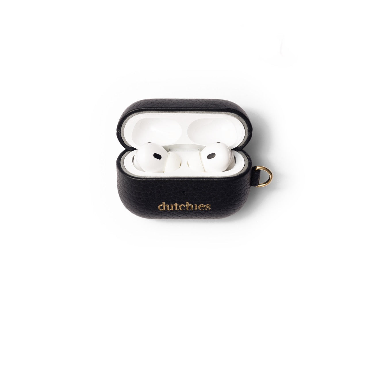 Full leather Airpod Case Black Dutchies - Main Image