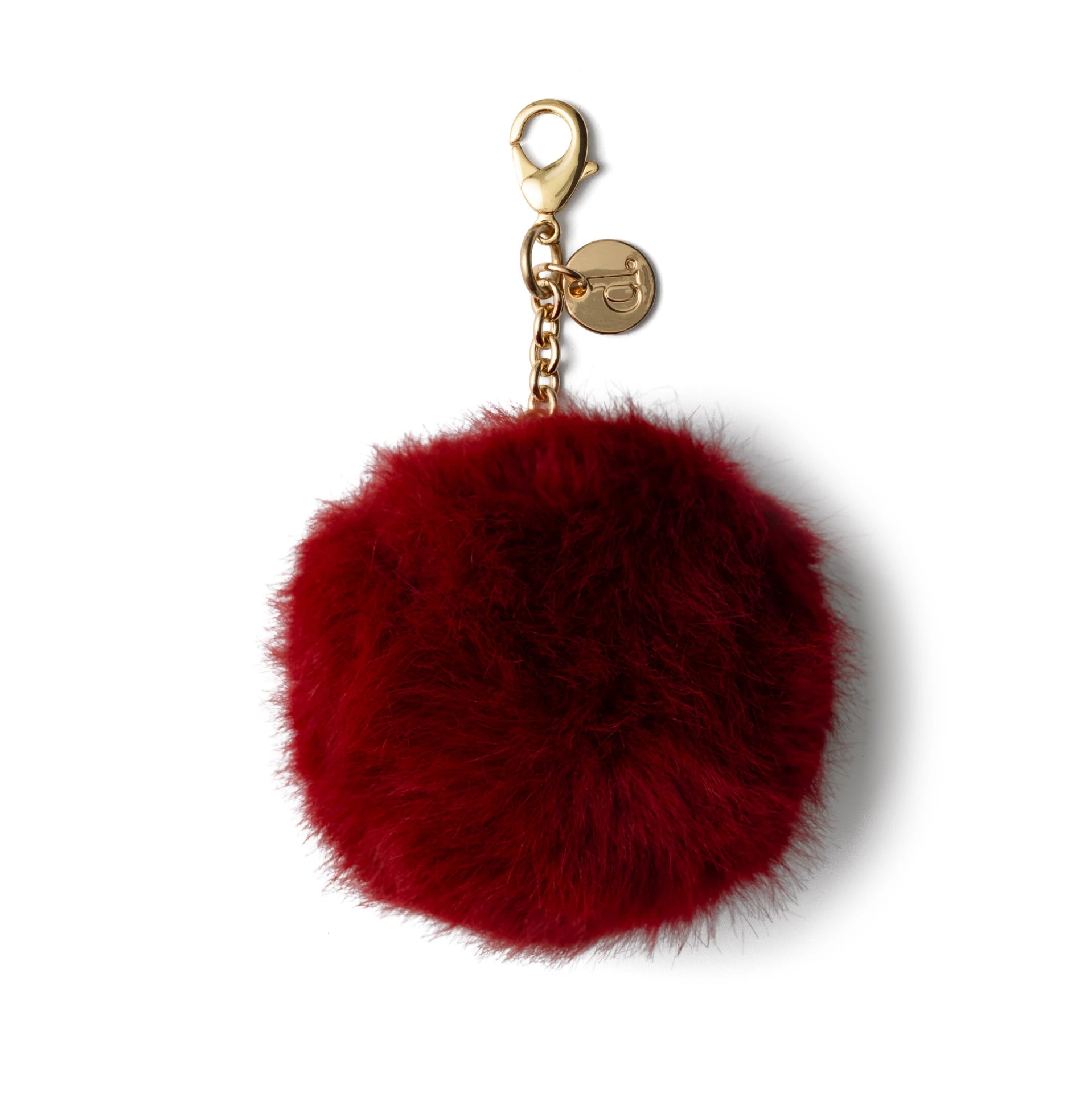 Pompon Bag Charm | Red Fluffy