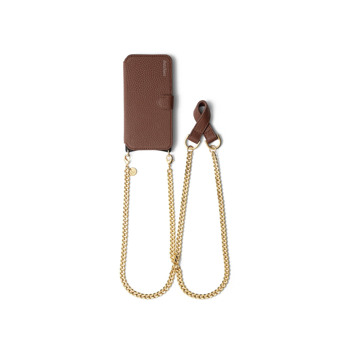 French Chain Set | iPhone Wallet | Brown