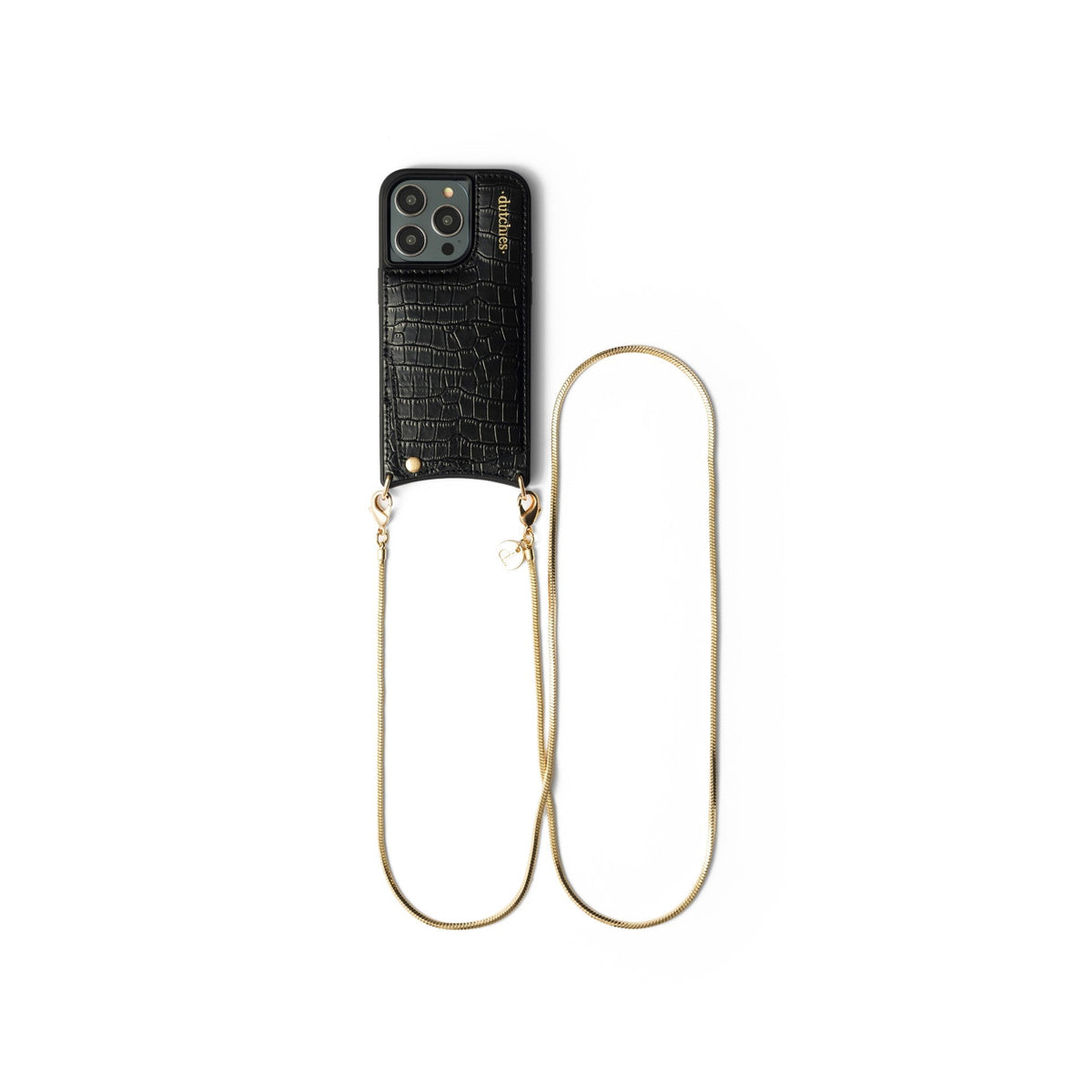 Indisches Kettenset | iPhone | Noir | Gold