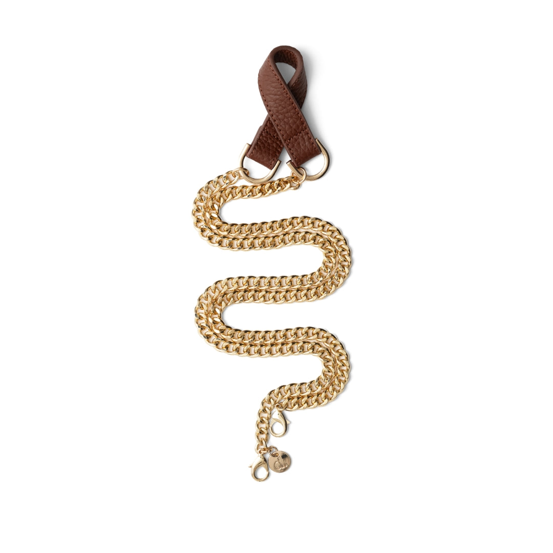 Phone Chain | French | Brown