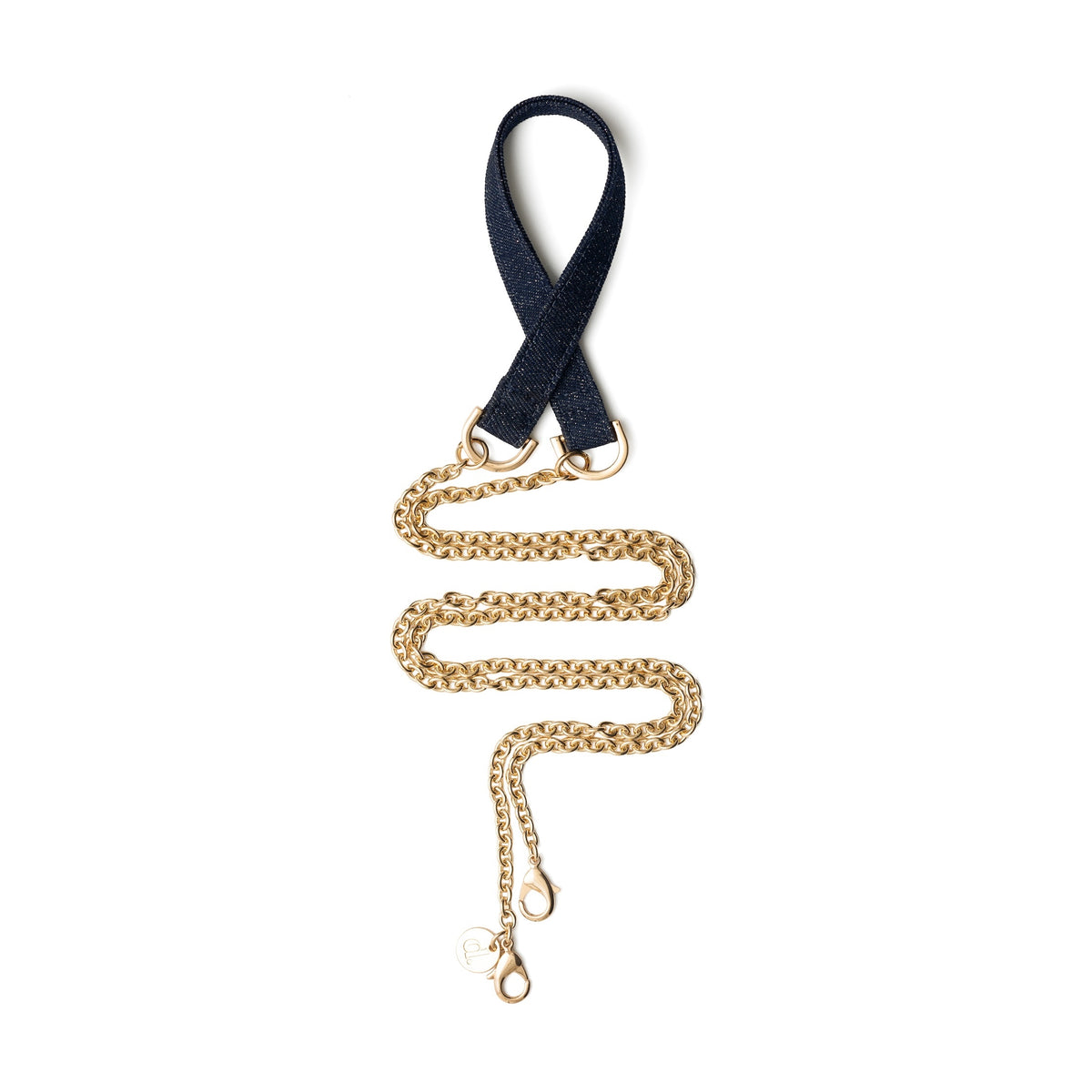 Phone Chain | Spanish | Denim Glitter