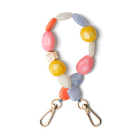 Phone Charm | Beaded | Aloha - colorful phone charm strap with cheerful beads and clips.