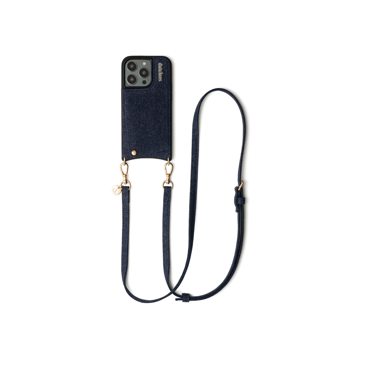 Klassisches Set | iPhone | Denim Glitter